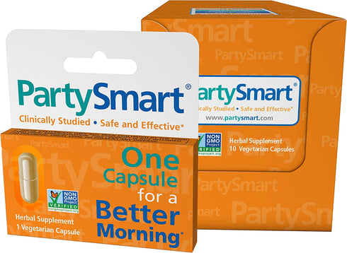 Himalaya PartySmart Provides Antioxidants for a Fun Night Out and a Better Tomorrow 250 mg, 10 Capsules